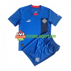 Camisola Júnior Islândia Principais Equipamento 2022 Manga Curta