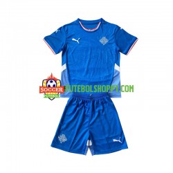 Camisola Júnior Islândia Principais Equipamento 2024 Manga Curta