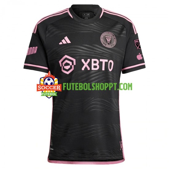 Camisola Homem Inter Miami Alternativa Equipamento 2023 Manga Curta
