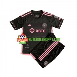 Camisola Júnior Inter Miami Alternativa Equipamento 2023 Manga Curta