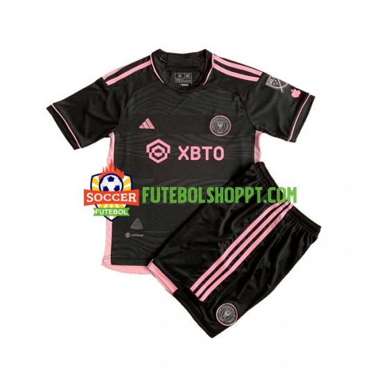Camisola Júnior Inter Miami Alternativa Equipamento 2023 Manga Curta