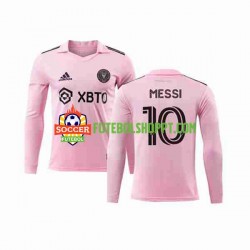Camisola Homem Inter Miami Lionel Messi 10 Principais Equipamento 2023-2024 Manga Comprida
