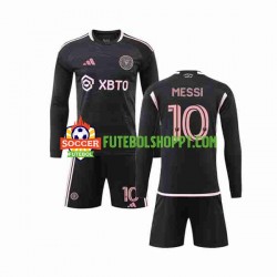 Camisola Júnior Inter Miami Lionel Messi 10 Alternativa Equipamento 2023-2024 Manga Comprida