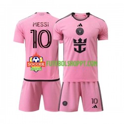 Camisola Júnior Inter Miami Lionel Messi 10 Principais Equipamento 2024 Manga Curta