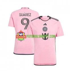 Camisola Homem Inter Miami Luis Suarez 9 Principais Equipamento 2024 Manga Curta