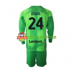 Camisola Júnior Inter de Milão Andre Onana 24 Guarda-redes Terceiro Equipamento 2022-2023 Manga Comprida