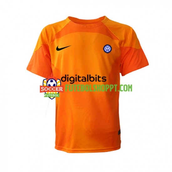 Camisola Homem Inter de Milão Guarda-redes Quarto Equipamento 2022-2023 Manga Curta