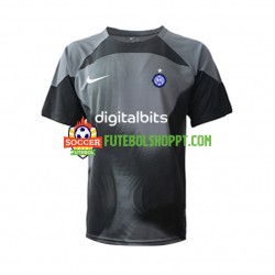 Camisola Homem Inter de Milão Guarda-redes Principais Equipamento 2022-2023 Manga Curta
