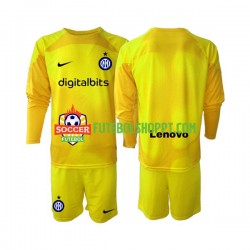 Camisola Júnior Inter de Milão Guarda-redes Alternativa Equipamento 2022-2023 Manga Comprida