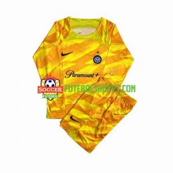 Camisola Júnior Inter de Milão Guarda-redes Principais Equipamento 2023-2024 Manga Comprida