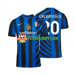 Camisola Homem Inter de Milão Hakan Calhanoglu 20 Principais Equipamento 2024-2025 Manga Curta
