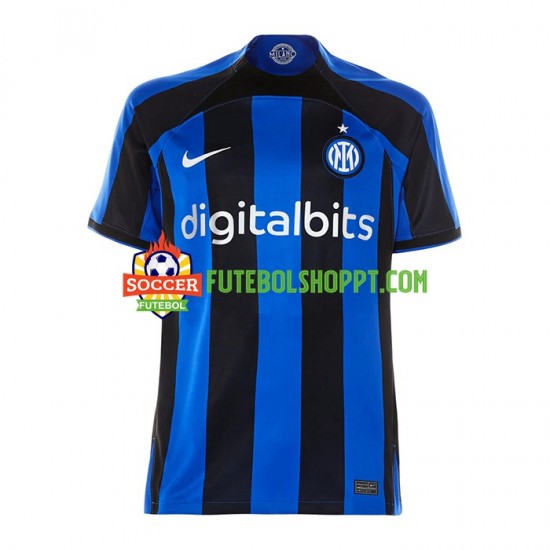 Camisola Homem Inter de Milão Principais Equipamento 2022-2023 Manga Curta