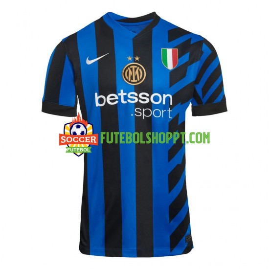 Camisola Homem Inter de Milão Principais Equipamento 2024-2025 Manga Curta