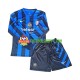 Camisola Júnior Inter de Milão Principais Equipamento 2024-2025 Manga Comprida