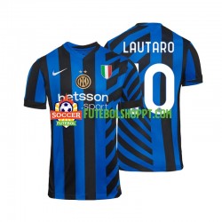Camisola Homem Inter de Milão Lautaro 10 Principais Equipamento 2024-2025 Manga Curta