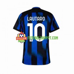 Camisola Homem Inter de Milão Lautaro Martinez 10 Principais Equipamento 2023-2024 Manga Curta