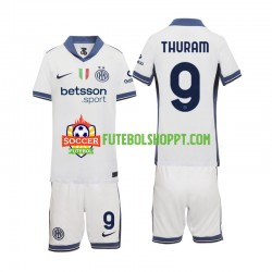 Camisola Júnior Inter de Milão Marcus Thuram 9 Alternativa Equipamento 2024-2025 Manga Curta
