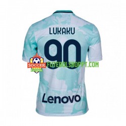 Camisola Homem Inter de Milão Romelu Lukaku 90 Alternativa Equipamento 2022-2023 Manga Curta