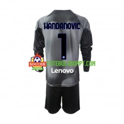 Camisola Júnior Inter de Milão Samir Handanovic 1 Guarda-redes Principais Equipamento 2022-2023 Manga Comprida