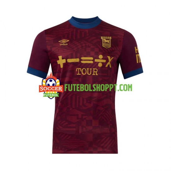 Camisola Homem Ipswich Town Alternativa Equipamento 2024-2025 Manga Curta