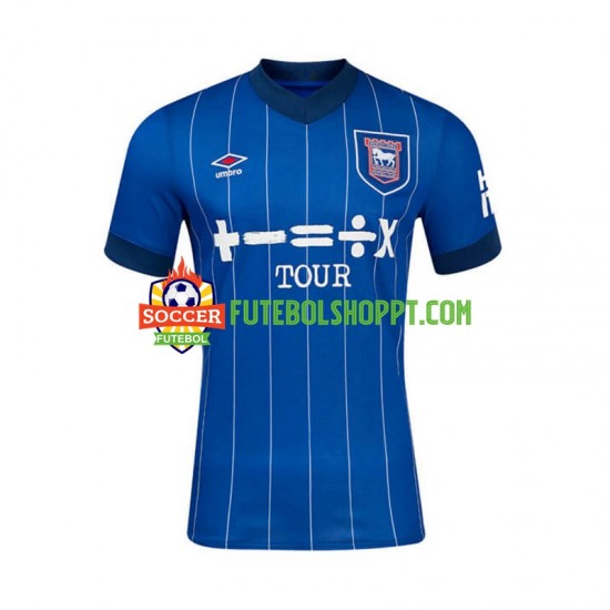 Camisola Homem Ipswich Town Principais Equipamento 2024-2025 Manga Curta