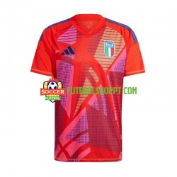 Camisola Homem Itália Guarda-redes Principais Equipamento Euro 2024 Manga Curta