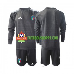 Camisola Júnior Itália Guarda-redes Alternativa Equipamento 2023 Manga Comprida