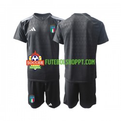 Camisola Júnior Itália Guarda-redes Alternativa Equipamento 2023 Manga Curta