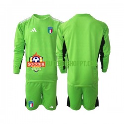 Camisola Júnior Itália Guarda-redes Principais Equipamento 2023 Manga Comprida