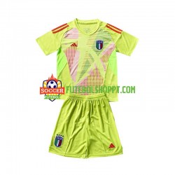 Camisola Júnior Itália Guarda-redes Principais Equipamento Euro 2024 Manga Curta
