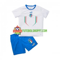 Camisola Júnior Itália Alternativa Equipamento 2022-2023 Manga Curta