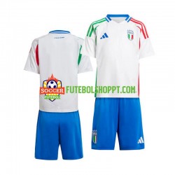 Camisola Júnior Itália Alternativa Equipamento Euro 2024 Manga Curta