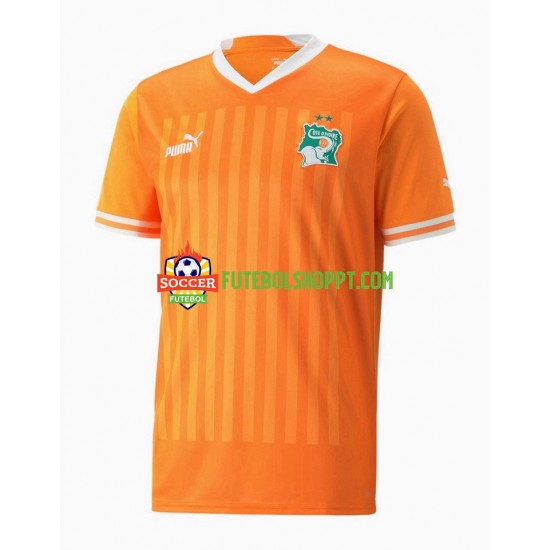 Camisola Homem Costa do Marfim Principais Equipamento 2022 Manga Curta