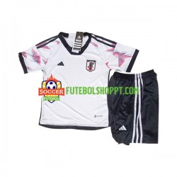 Camisola Júnior Japão Alternativa Equipamento Mundial 2022 Manga Curta