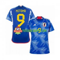 Camisola Homem Japão MITOMA 9 Principais Equipamento Copa do Mundo 2022 Manga Curta