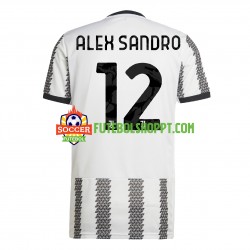 Camisola Homem Juventus Alex Sandro 12 Principais Equipamento 2022-2023 Manga Curta