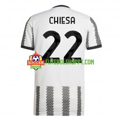 Camisola Homem Juventus Chiesa 22 Principais Equipamento 2022-2023 Manga Curta