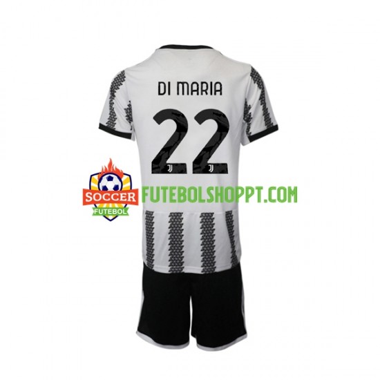 Camisola Júnior Juventus Di Maria 22 Principais Equipamento 2022-2023 Manga Curta