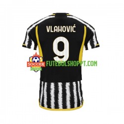 Camisola Homem Estados Unidos Juventus Dn Vlahovic 9 Principais Equipamento 2023-2024 Manga Curta