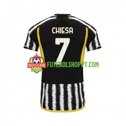 Camisola Homem Juventus Federico Chiesa 7 Principais Equipamento 2023-2024 Manga Curta