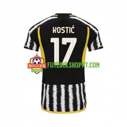 Camisola Homem Juventus Filip Kostic 17 Principais Equipamento 2023-2024 Manga Curta