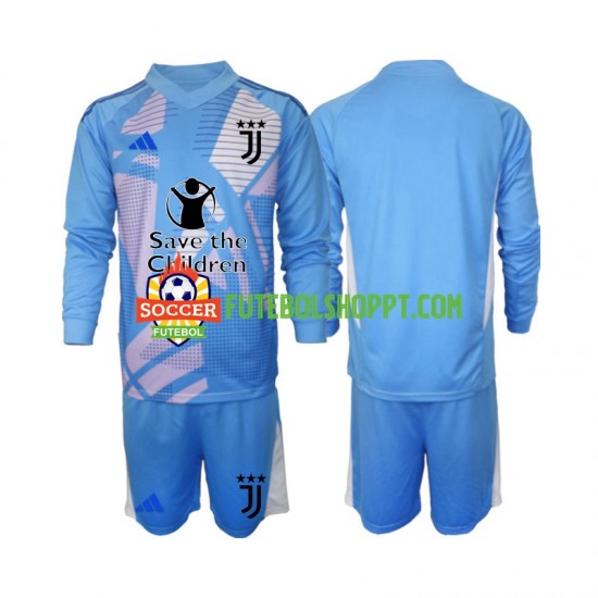 Camisola Júnior Juventus Guarda-redes Principais Equipamento 2024-2025 Manga Comprida