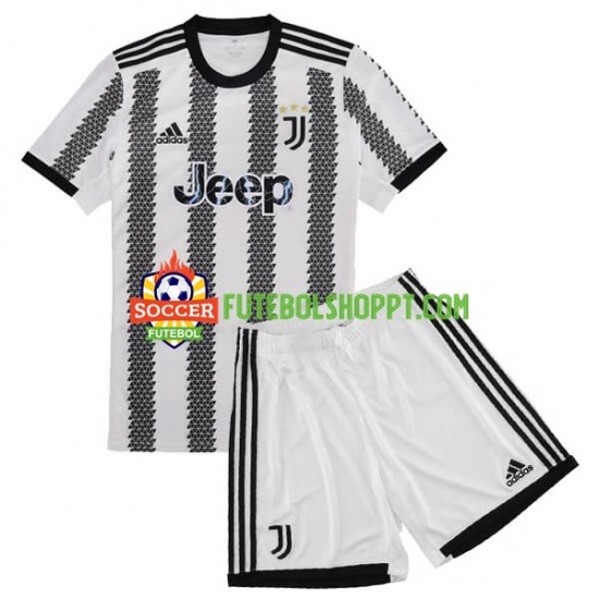 Camisola Júnior Juventus Principais Equipamento 2022-2023 Manga Curta