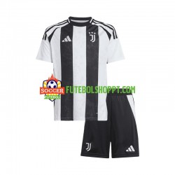 Camisola Júnior Juventus Principais Equipamento 2024-2025 Manga Curta