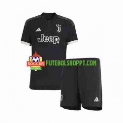 Camisola Júnior Juventus Terceiro Equipamento 2023-2024 Manga Curta