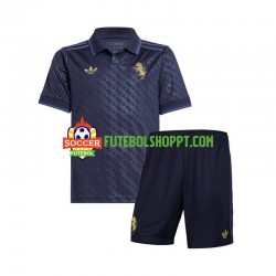 Camisola Júnior Juventus Terceiro Equipamento 2024-2025 Manga Curta