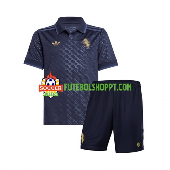 Camisola Júnior Juventus Terceiro Equipamento 2024-2025 Manga Curta
