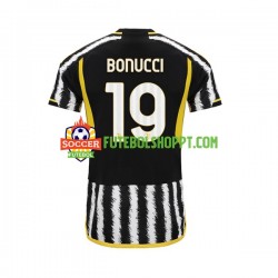 Camisola Homem Juventus Leonardo Bonucci 19 Principais Equipamento 2023-2024 Manga Curta