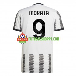 Camisola Homem Juventus Morata 9 Principais Equipamento 2022-2023 Manga Curta