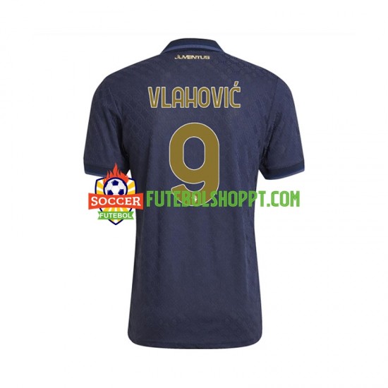 Camisola Homem Juventus Vlahovic 9 Terceiro Equipamento 2024-2025 Manga Curta